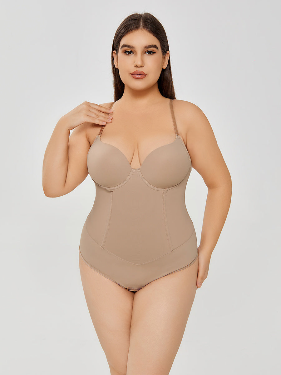 Body gainant shapewear bodysuit femme sculptant ventre plat
