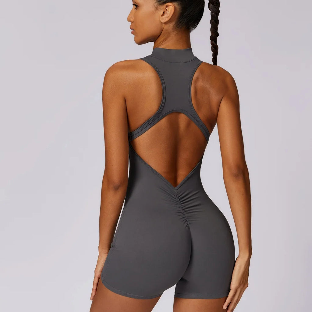 Body Sport Femme Dos Nu Scrunch - Yoga Fitness Doux