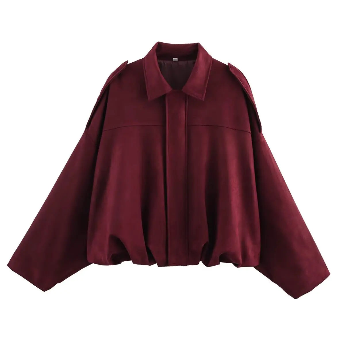 Veste bomber femme suède oversize - blouson streetwear printemps
