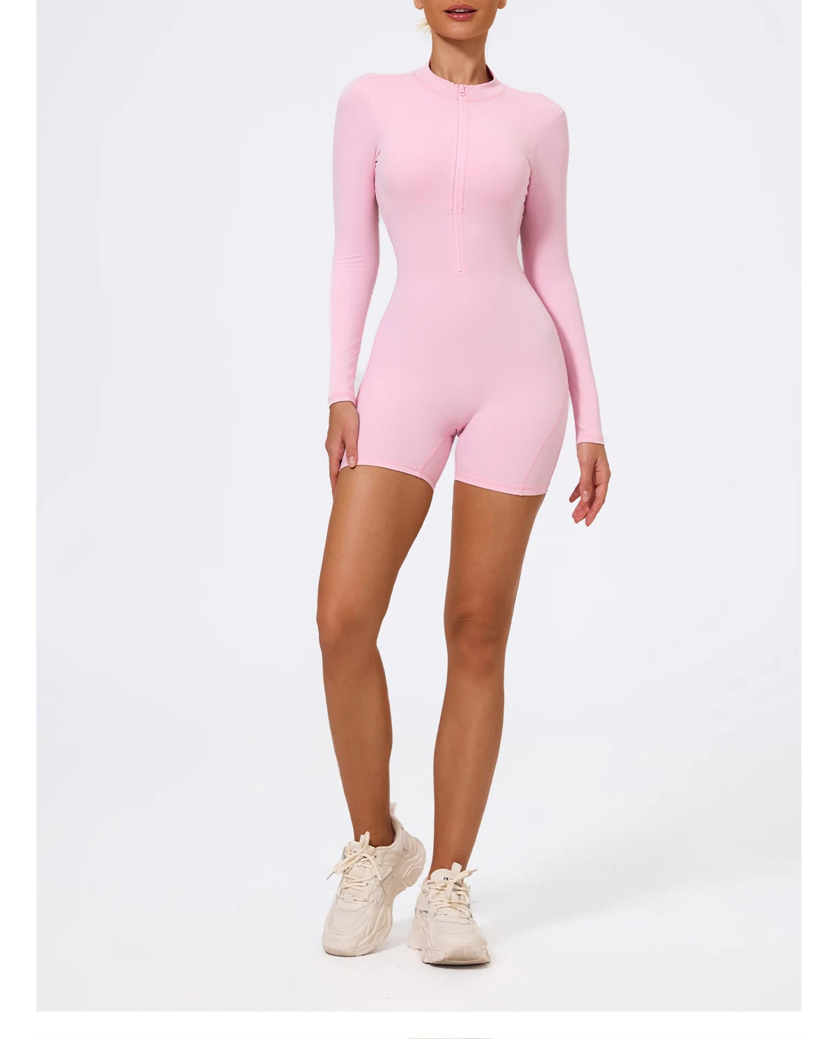 Combinaison Gym Yoga Femme Une Pièce - Dos Nu Short Fitness