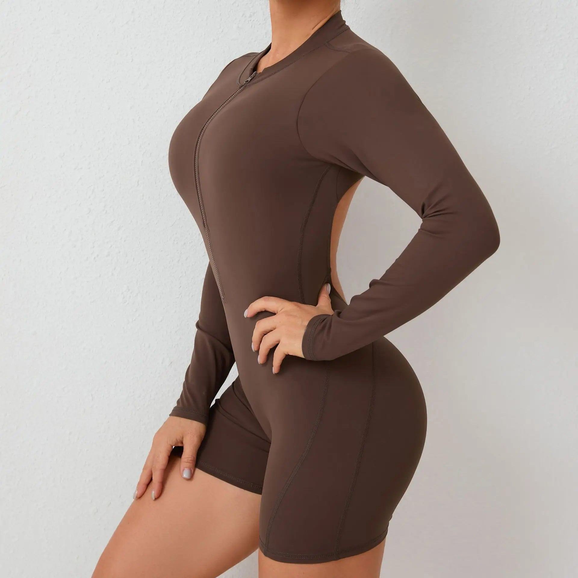 Body Sport Femme Dos V Push Up - Yoga Fitness Une Pièce