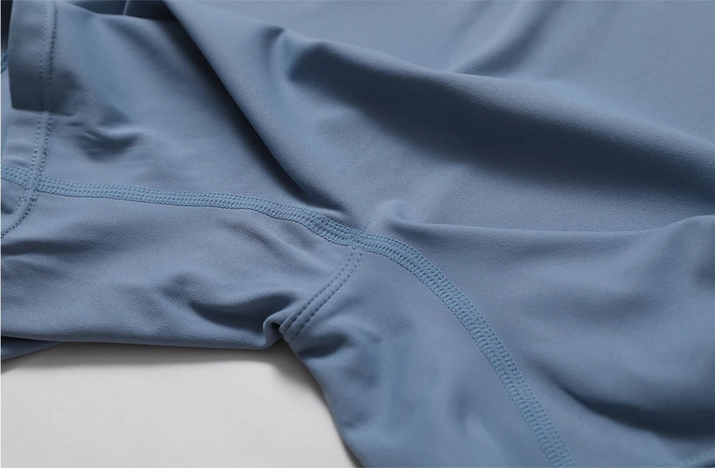 Combinaison Yoga Femme Col Montant Zip - Fitness Ajustée Manches Courtes