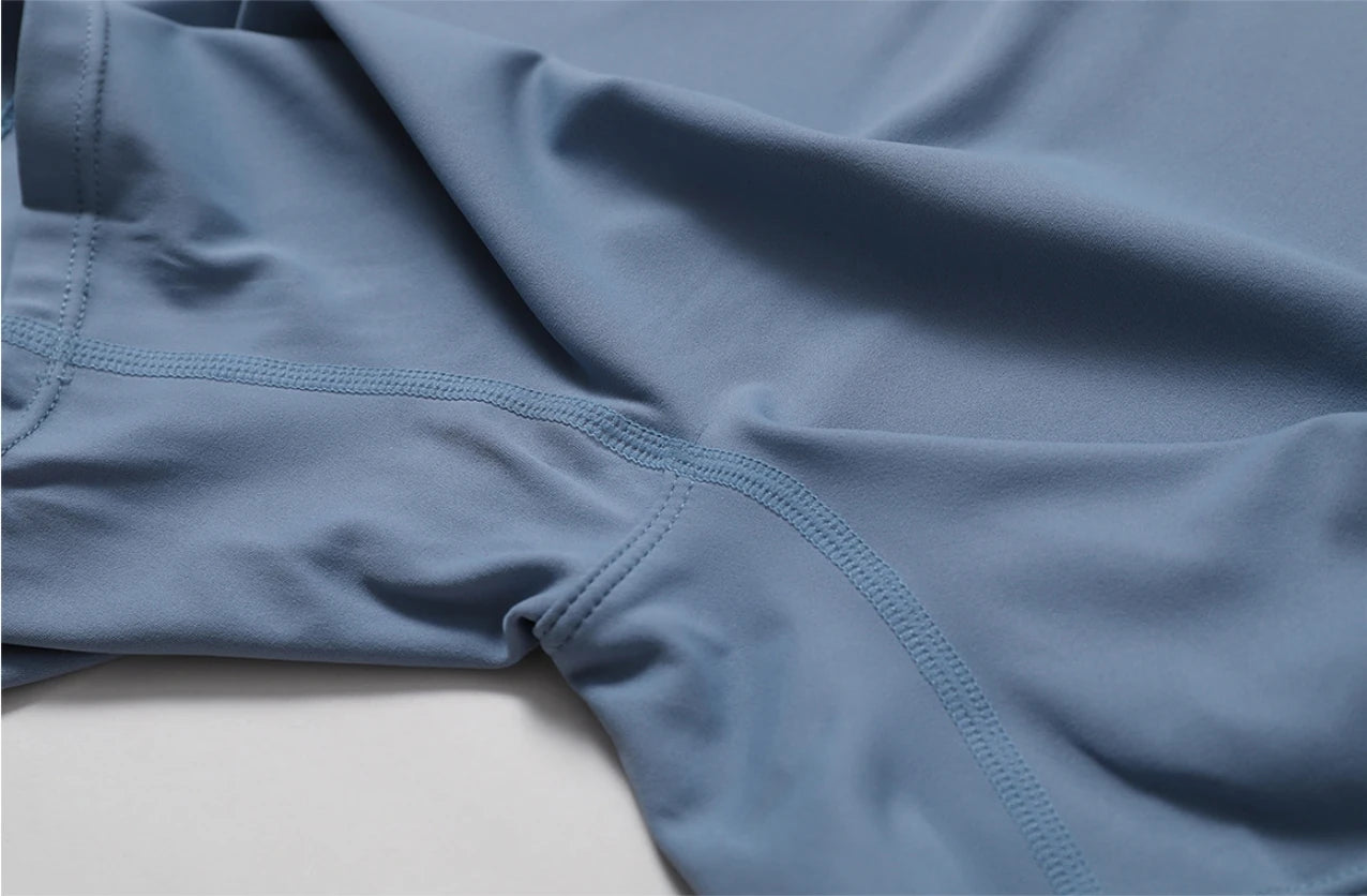 Combinaison Yoga Femme Col Montant Zip - Fitness Ajustée Manches Courtes