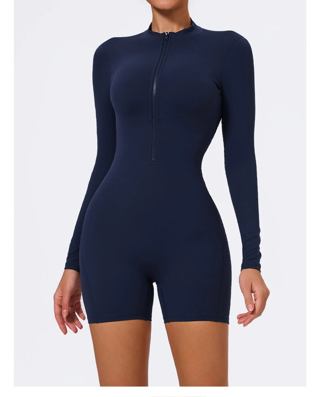 Combinaison Gym Yoga Femme Une Pièce - Dos Nu Short Fitness