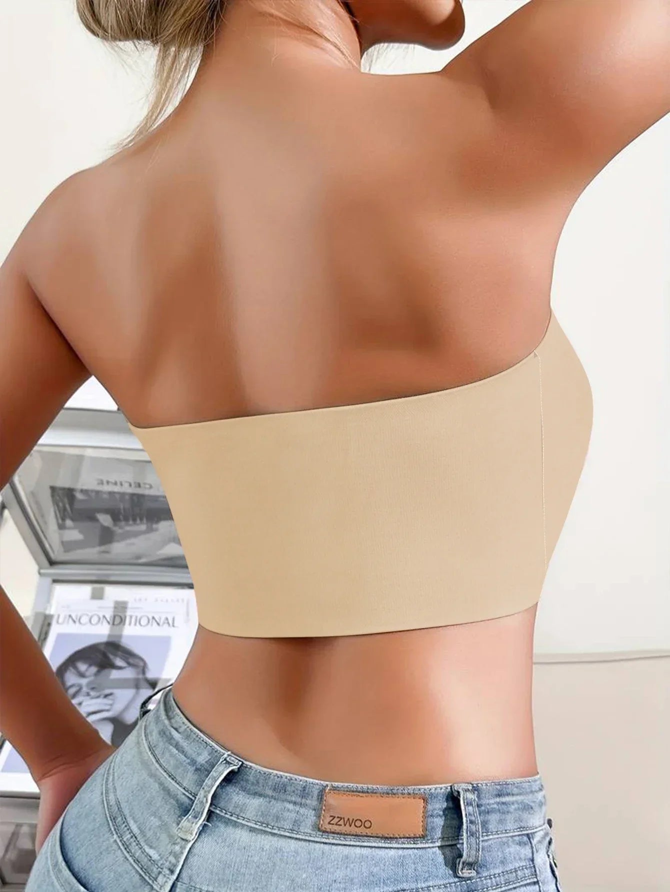 Brassière Femme Sans Bretelles Sans Coutures - Sport Yoga Confort