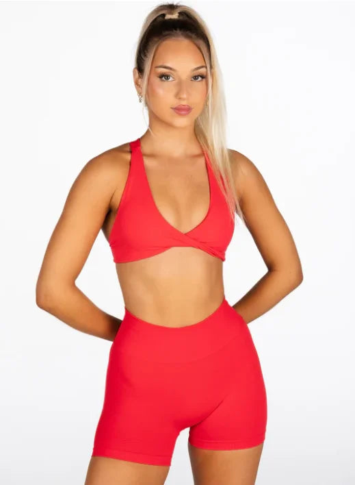 Ensemble Sport Femme Twist Workout - Brassière Yoga Fitness